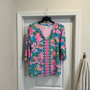 Vibrant Lilly Pulitzer top